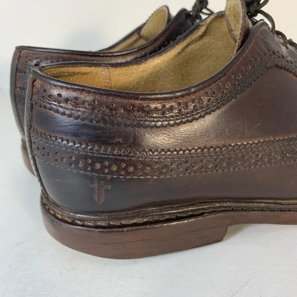 Frye Oxford Shoes Brown Leather Size 10